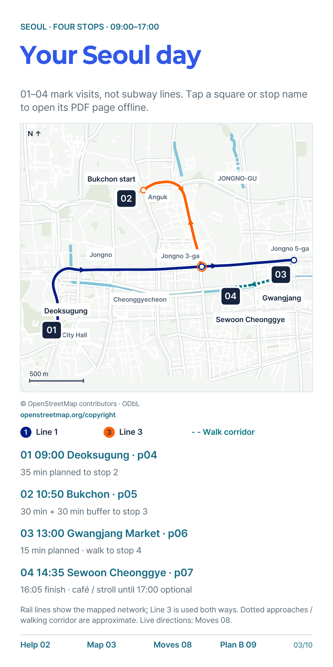 03 · WHOLE-DAY MAP & ORDER