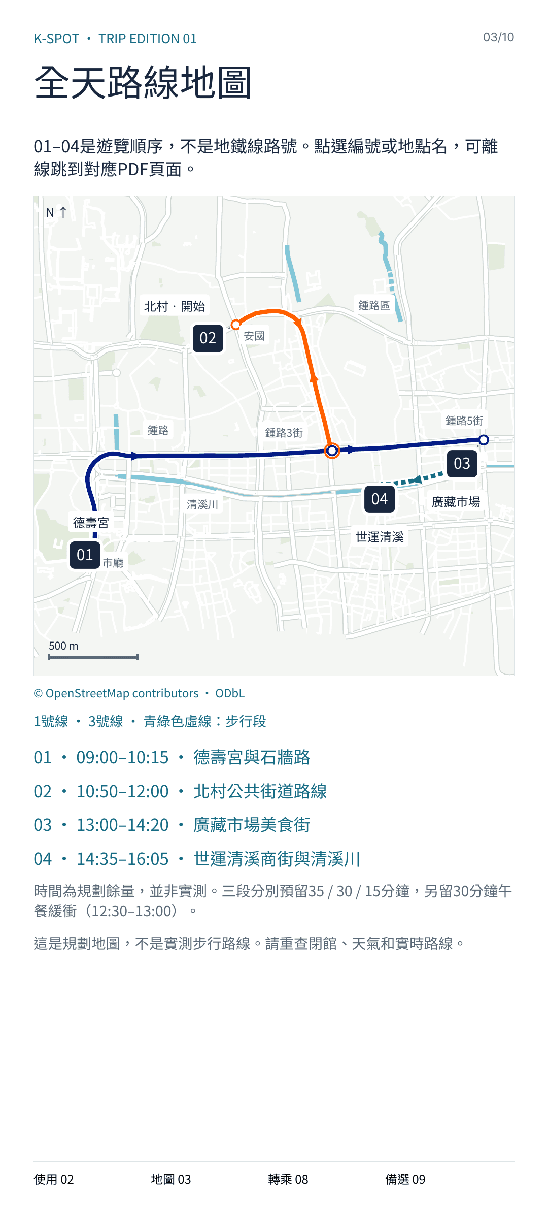03 · 全天地圖與順序